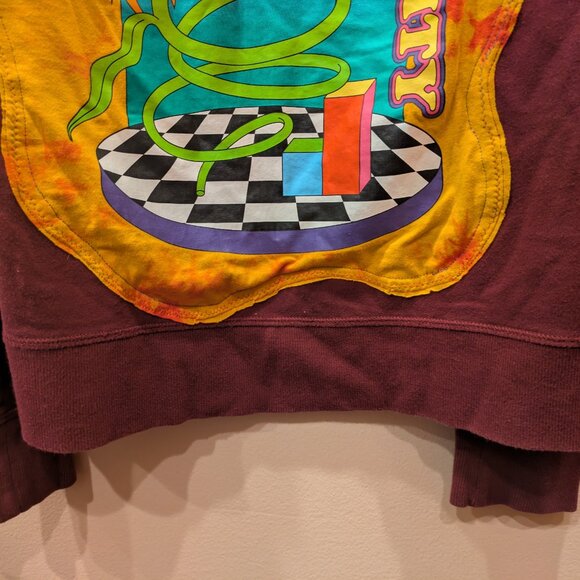 Reworked "cold shoulder" Carrie Underwood hoodie - Picture 8 of 10